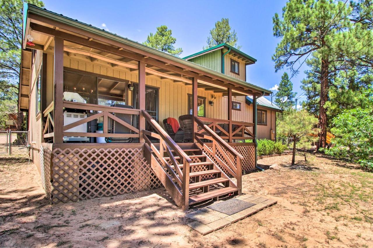 Heber-Overgaard Cabin With Deck, Porch And Grill! Villa Exterior photo