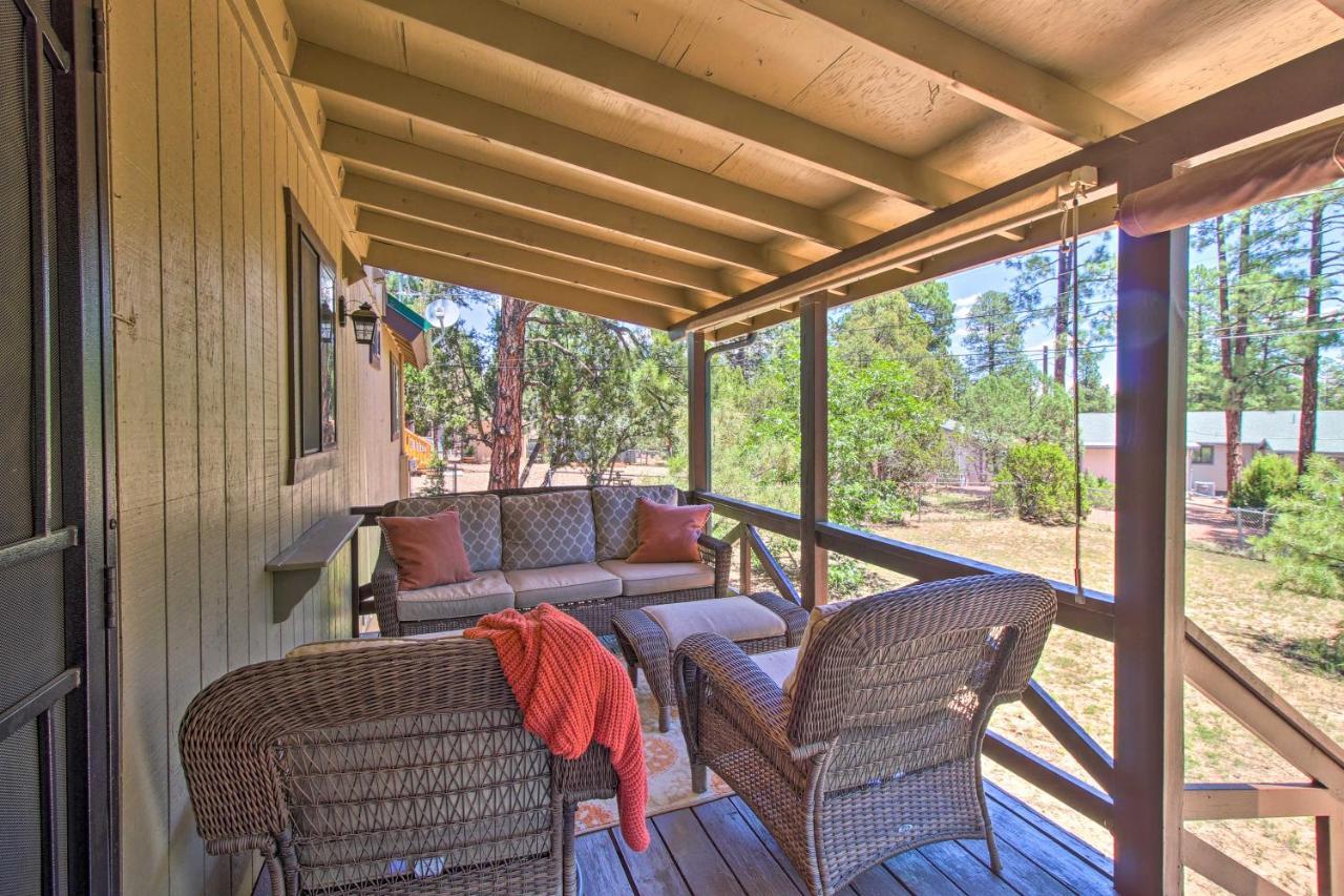 Heber-Overgaard Cabin With Deck, Porch And Grill! Villa Exterior photo